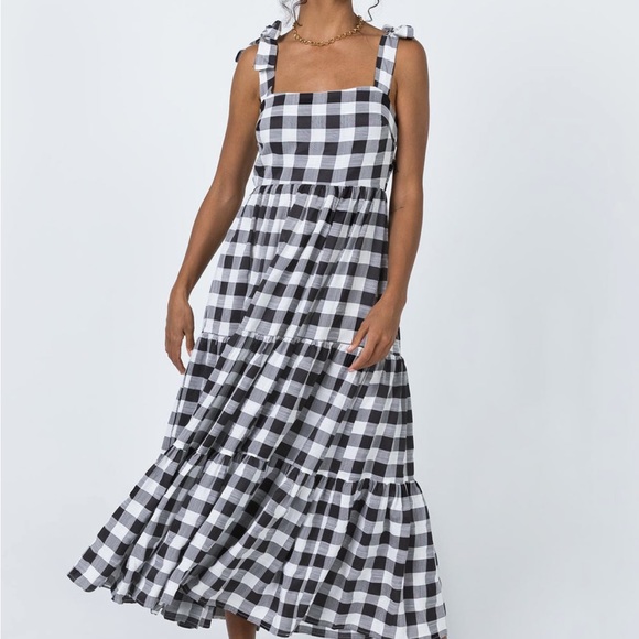 Princess Polly Rae MIDI Dress Black - Picture 4 of 11